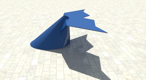 Queue de baleine origami